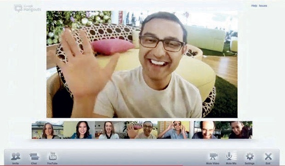 محادثات الفيديو HD في خدمة Hangouts