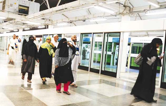 1600 شاب وفتاة لتفويج الحجاج في قطار المشاعر