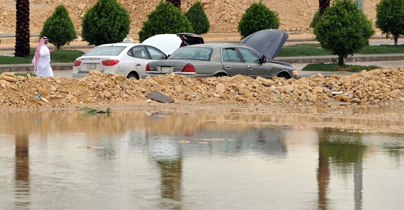 قصة مصورة : أمطار الرياض