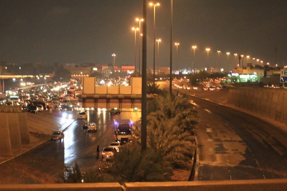 قصة مصورة : أمطار الرياض