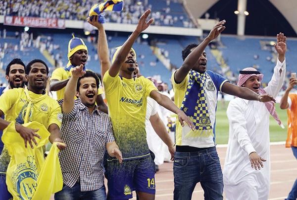 جمهور النصر .. الفرح نقطة نقطة