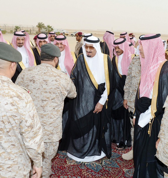 ولي العهد يرعى اختتام تمرين «سيف عبد الله» في حفر الباطن .. اليوم