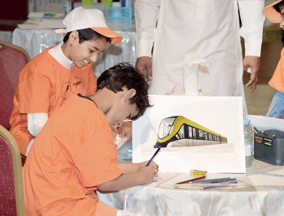 مسابقة رسم تستقطب 500 لوحة عن قطار الرياض