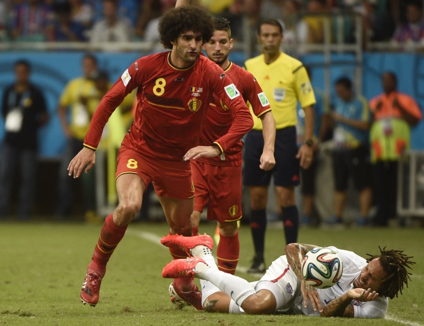قصة مصورة : بلجيكا إلى ربع النهائي