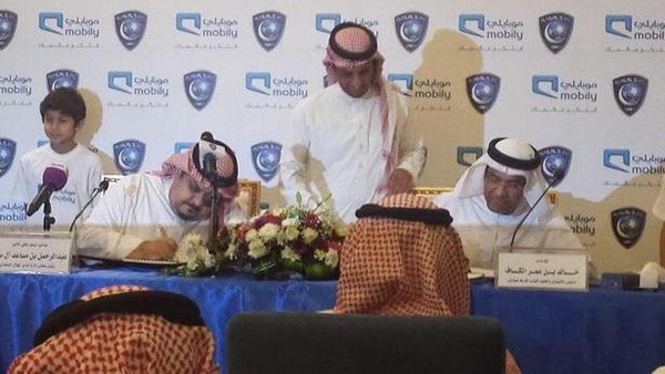النصر يوقع عقد شراكة مع "موبايلي" لمدة 5 سنوات