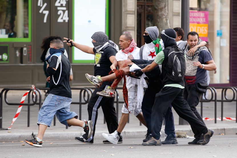 قصة مصورة : مظاهرات في كندا وبريطانيا وفرنسا تضامنا مع غزة