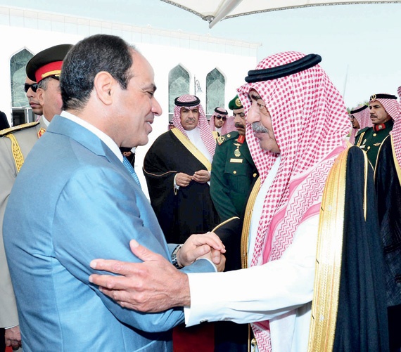 نيابة عن الملك .. ولي ولي العهد يقيم حفل عشاء تكريما للرئيس المصري
