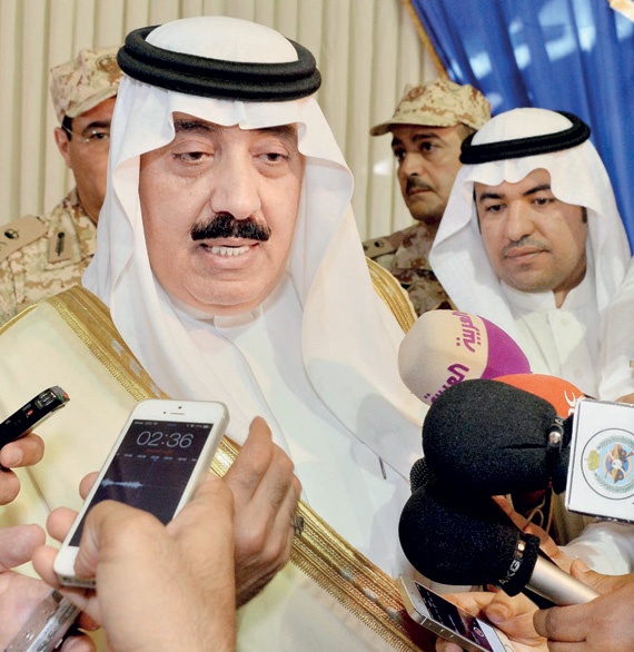 متعب بن عبد الله: ندرس تطوير الأفواج
في الحرس الوطني عسكريا