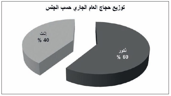 25 مليون حاج خلال 10 سنوات .. 3.2 مليون عام 2012