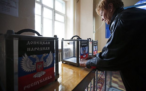 برلين وباريس وكييف تدعو موسكو إلى عدم الاعتراف بالانتخابات في شرق أوكرانيا