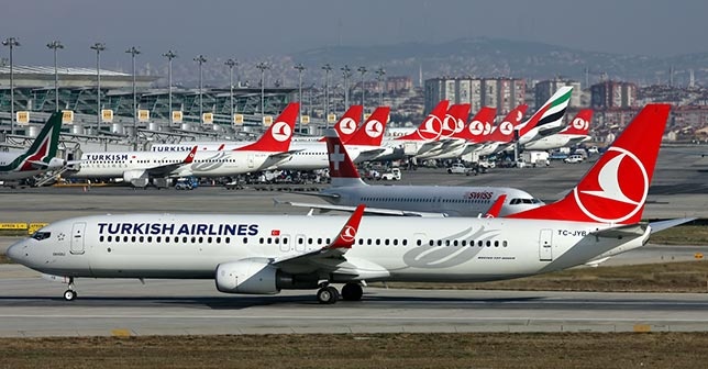 الخطوط الجوية التركية تتوقع إيرادات 12 مليار دولار في 2015