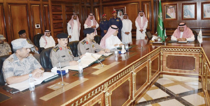 تعزيز الإجراءات الأمنية على الحدود والمرافق والمنشآت النفطية