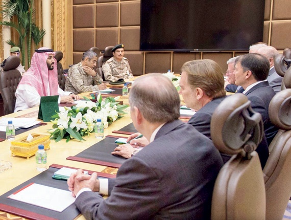 اجتماع رفيع يستعرض التعاون السعودي - الأمريكي في ضوء تحالف «عاصفة الحزم»
