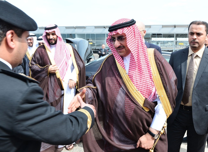 ولي العهد يغادر باريس لترؤس وفد المملكة في كامب ديفيد