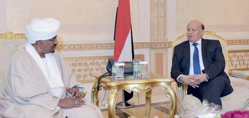 هادي والبشير يناقشان تطورات الأوضاع في اليمن