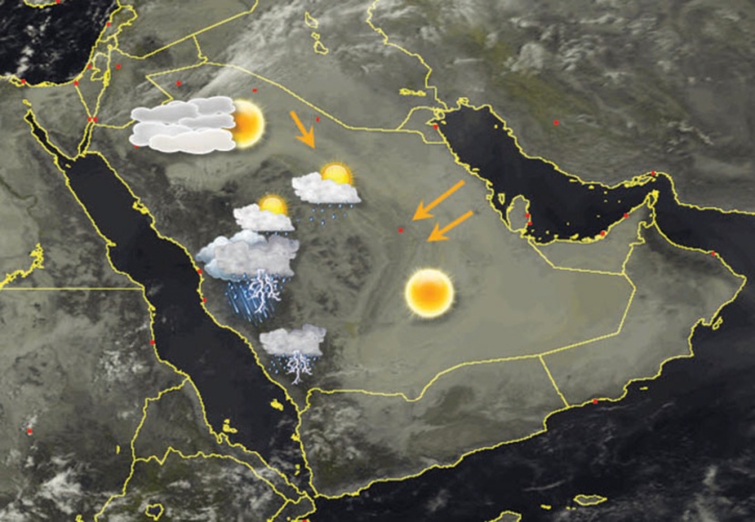 أمطار متوقعة على بعض مناطق السعودية اليوم وغدا