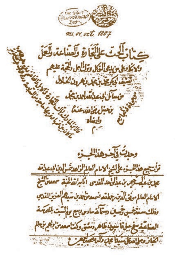 الحث على التجارة والرد على الكسالى المتواكلين