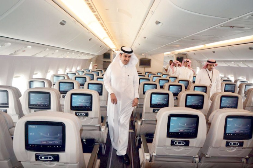 طائرة جديدة من طراز بوينج B777-300ER تنضم لأسطول الخطوط السعودية