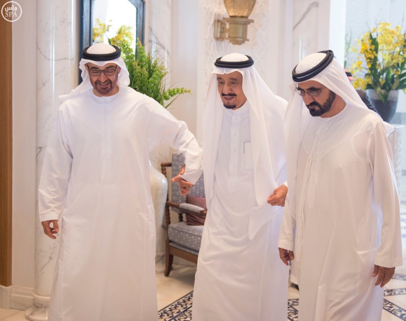خادم الحرمين الشريفين يستقبل نائب رئيس الإمارات وولي عهد أبو ظبي