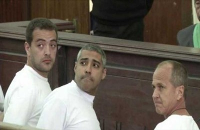 الحكم بالسجن ثلاث سنوات لصحافيي قناة الجزيرة في مصر