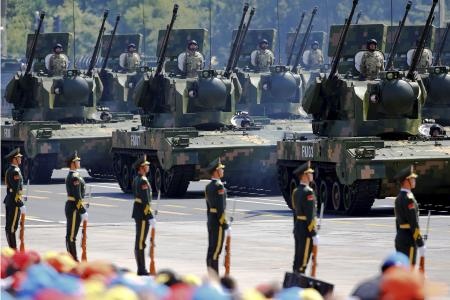 قصة مصورة: الصين تقيم عرضا عسكريا ضخما بمناسبة الذكرى السبعين لاستسلام اليابان