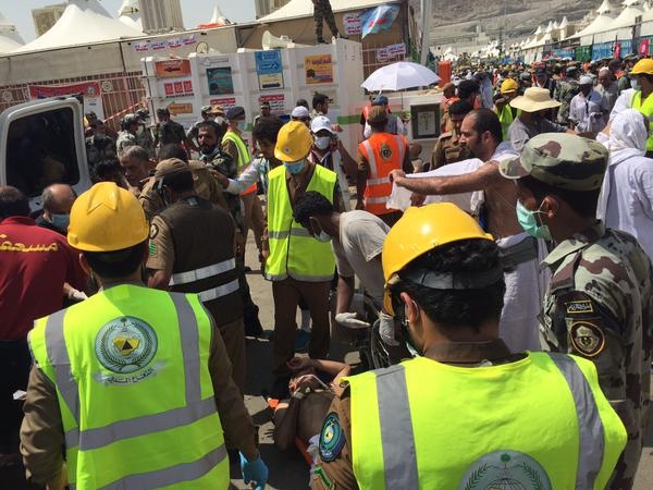 الدفاع المدني: ارتفاع عدد الإصابات في منى إلى 863 إصابة والوفيات إلى 717