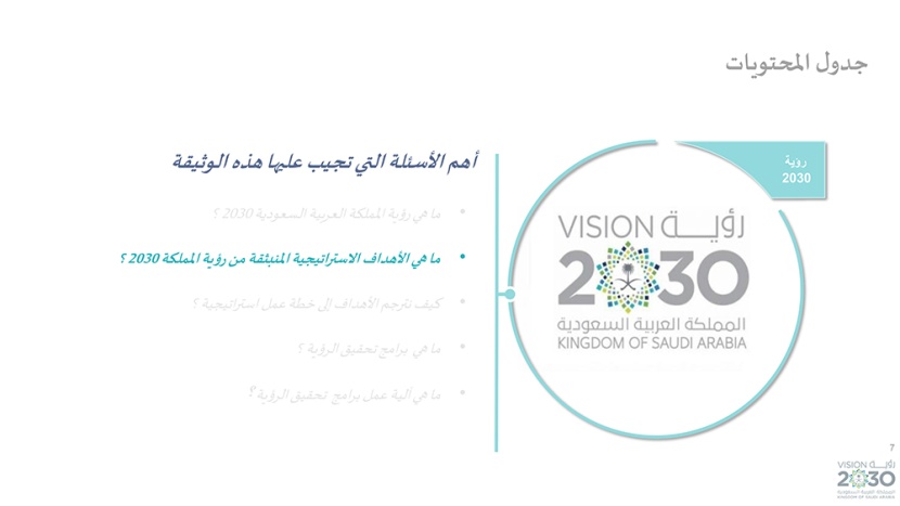 رؤية السعودية 2030 .. وبرامجها الاستراتيجية