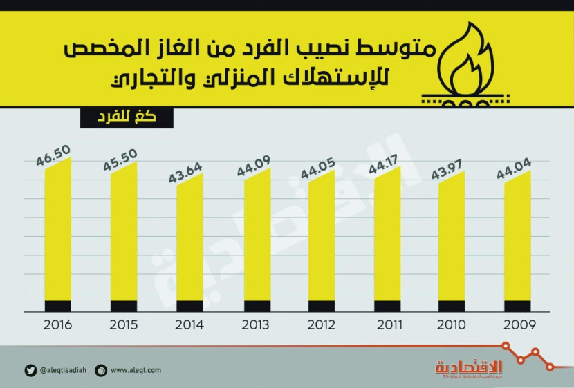 134 مليون أسطوانة غاز استهلاك السعودية في عام 