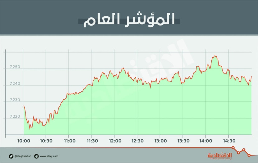 المصارف تعيد الأسهم السعودية للارتفاع بـ 20 نقطة