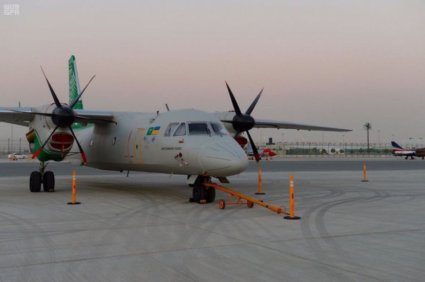 المملكة تشارك بطائرة أنتونوف (AN-132) في معرض دبي للطيران 2017