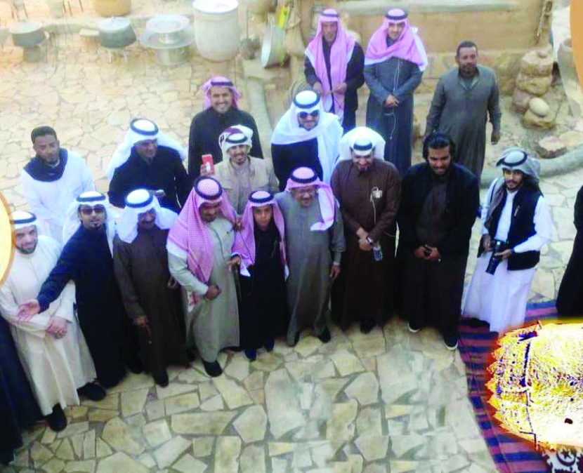 فريق مبادرة تراثنا رؤية 2030 يزور المجمعة