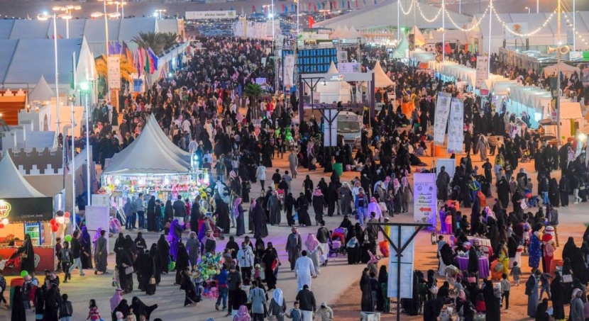 أكثر من ربع مليون زائر لمهرجان "ربيع بريدة 39" خلال 6 أيام