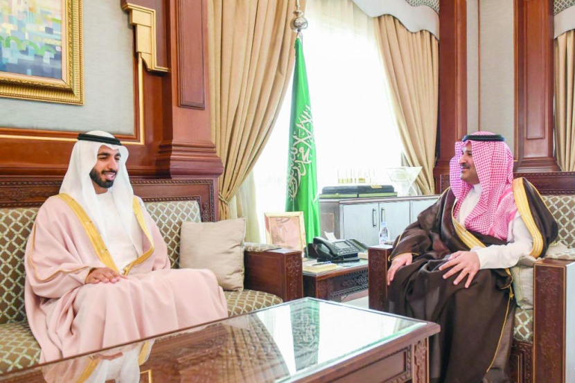 أمير المدينة المنورة يلتقي سفير الإمارات