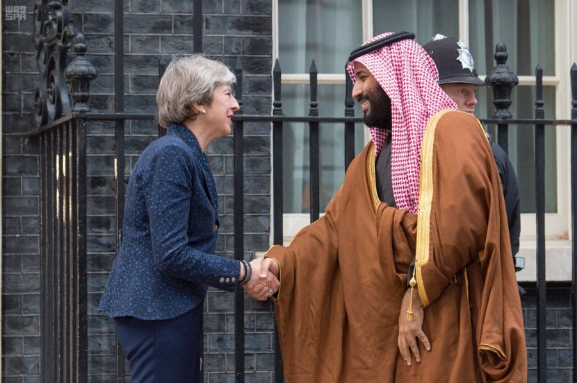 ولي العهد ورئيسة وزراء بريطانيا يعقدان لقاء ثنائياً واجتماعاً موسعا