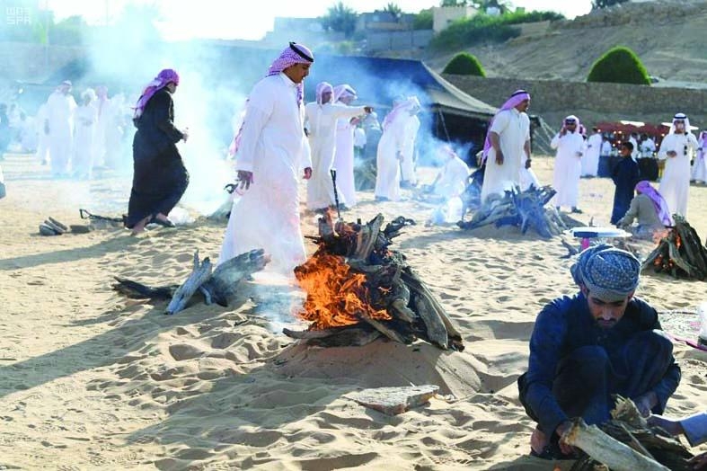فعاليات تراثية تجذب زوار مهرجان تمور الجوف