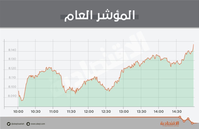 الأسهم السعودية تتجاوز مستوى 8100 نقطة رغم تراجع معظم القطاعات