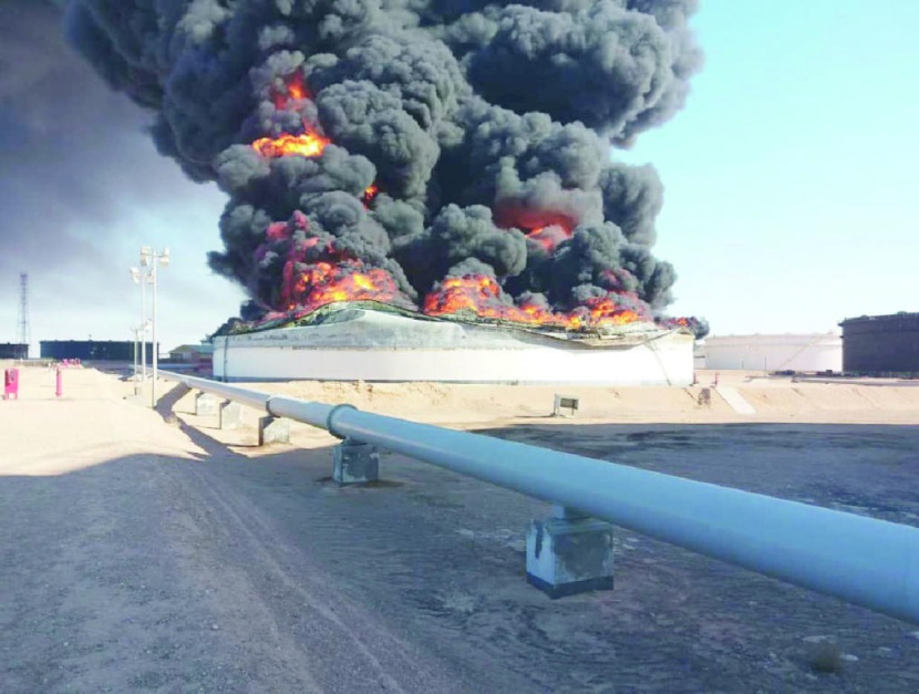 ليبيا: أضرار كارثية في مرفأ رأس لانوف النفطي.. والخسائر بالمليارات