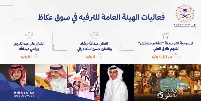 فعاليات خاصة لـ «الترفيه» في «عكاظ»