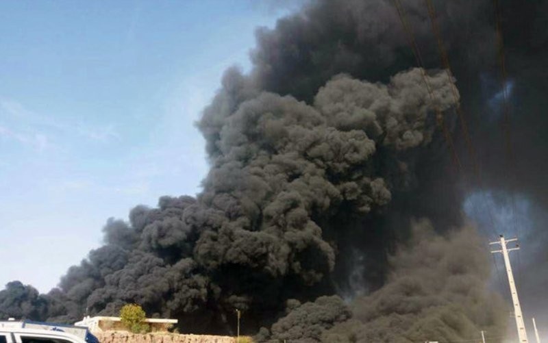 انفجار صهريج لتخزين النفط وسط إيران