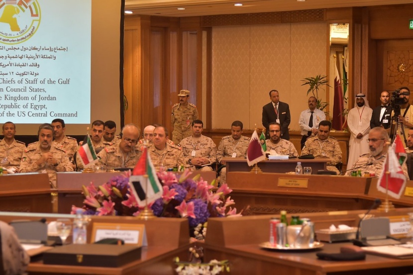 عقد إجتماع رؤساء أركان القوات المسلحة بدول مجلس التعاون والأردن ومصر وأمريكا