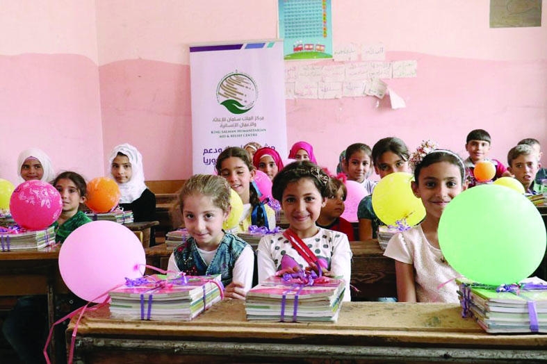 بتكلفة مليوني دولار .. مركز الملك سلمان يدعم التعليم في شمالي سورية