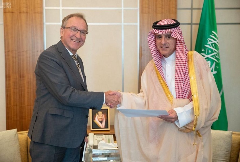 وزير الخارجية يستقبل سفير ألمانيا  المعين لدى المملكة