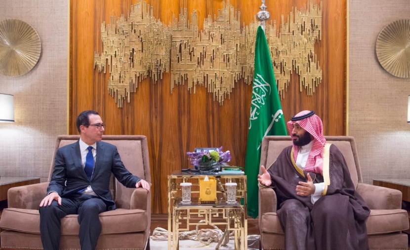 ولي العهد ووزير الخزانة الأمريكي يؤكدان على أهمية الشراكة الإستراتيجية السعودية الأمريكية