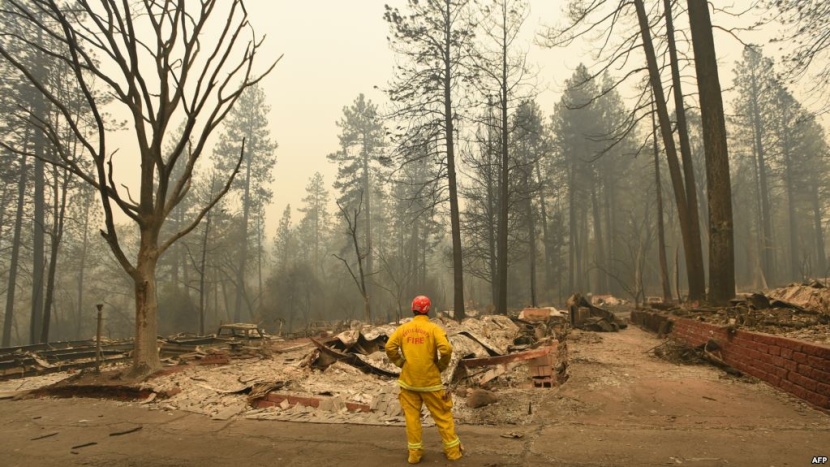 ارتفاع عدد قتلى حريق شمالي كاليفورنيا إلى 76