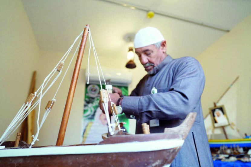 مجسمات السفن تعيد ذاكرة زوار «الجنادرية» إلى إرث تبوك القديم