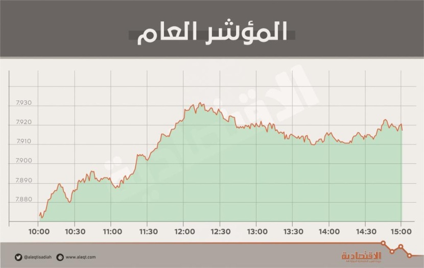 الأسهم السعودية تتجاوز حاجز 7900 نقطة مسجلة أطول سلسلة ارتفاع في 6 أشهر