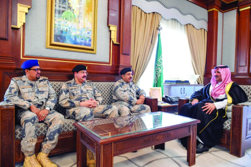 أمير المدينة المنورة يشيد بالدور الفعال لقطاع حرس الحدود