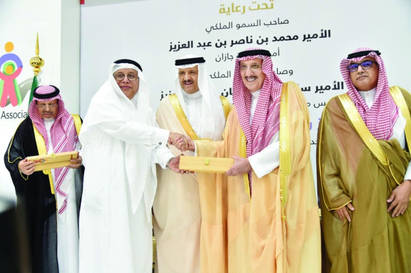 برعاية أمير منطقة جازان .. جمعية الأطفال المعوقين تطلق اسم شركة صلب ستيل على الجناح الطبي