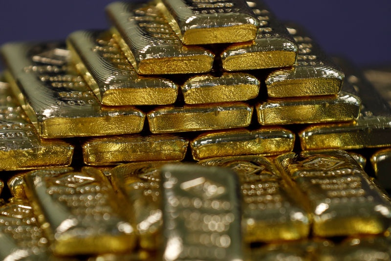 الذهب يهبط بفعل تحسن الشهية للمخاطرة والبلاديوم عند مستوى قياسي مرتفع