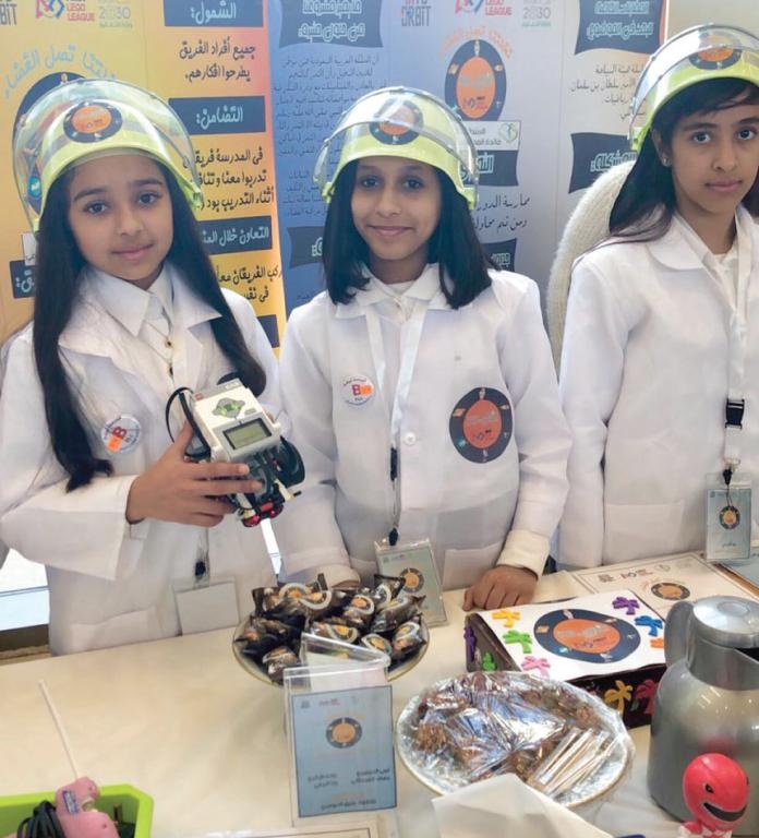 طالبات الرياض يقطفن جوائز مسابقة أولمبياد الروبوت